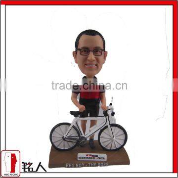 custom bicycle personal bobblehead