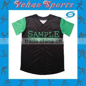 Stylish fashion blank baseball jersey custom made