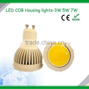 3W/5W/7W GU10/E27/MR16/GU5.3 85~265V Factory price with high quality cob led spotlight