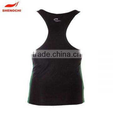 Custom Sublimation Printing Dry Fit Running Wear Singlets photo-3