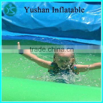 Brand Yushan factory cheap inflatable bouncy castle with water slide