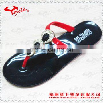 Casual lady flip flop sandal shoes fancy design