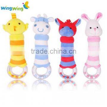 Good quality security baby toy soft toy for baby alibaba BB stick baby rattle