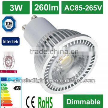 Good performance 3w gu10 e27 led spot light