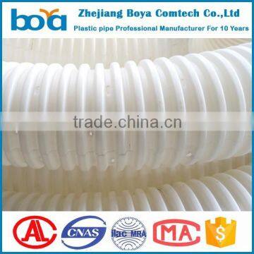 4'' Flexible Single Wall Corrugated Perforated Plastic Drilling Pipe/subsoil Slotted Drainage Pipe With Square Bore photo-2