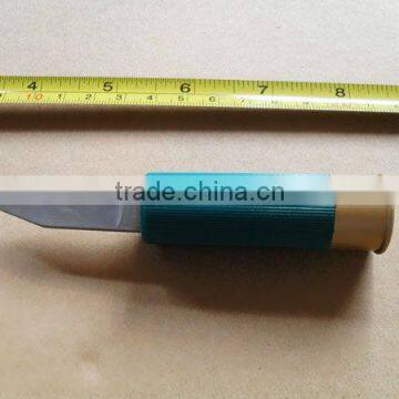 Bullet plastic knife