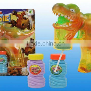 dinosaur model Plastic Bubble Gun For Kids