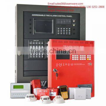 Control Panel Addressable Fire Alarm max 80 loops can network