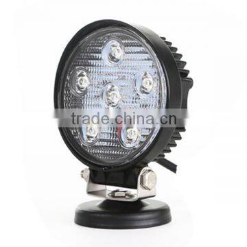 Factory direct headlights waterproof IP67 spot lights 18w 12v led tractor work light