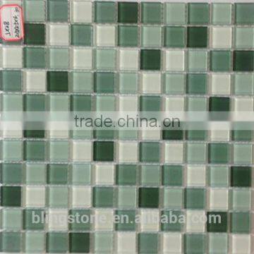 spring leaf glass mosaic for interior door