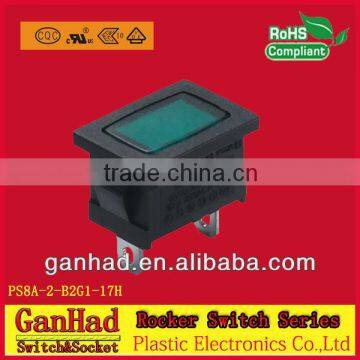 Single Pole round rocker switch