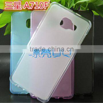 New Matte Sides And Glossy Edge TPU Case For Sumsung Galaxy A710F