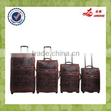 Dark Brown Two Wheels High-end Trolley Luggage Case