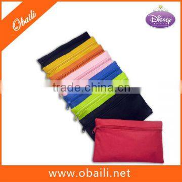 Zipper lock pencil case/polyster pencil bag
