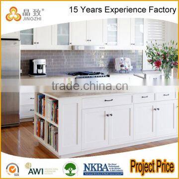 American Wood White Kitchen Design Frosted Glass Kitchen Cabinet Doors