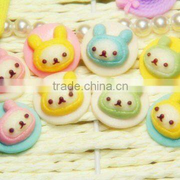 flat back kawai resin cabochon for diy jewelry making