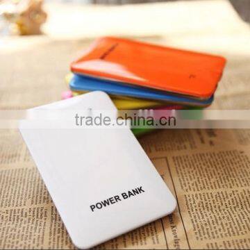 Smooth bright surface candy battery charger 10000mah 5V Suniversal external portable power bank 10000mah