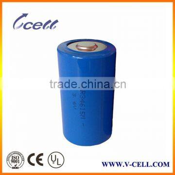 3.6V lithium primary battery 18000mAh D size ER34615