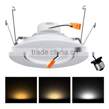 UL COB Color Changeable led downlight,cool white warm white turable