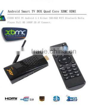 Android 4.4 TV RK3288 Quad Core Mini PC TV Box With IR Remote Control,2GB/8GB External 2.4G Antenna Connec CS008 photo-2