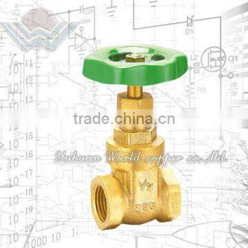 Brass Gate Valve With Threaded Ends