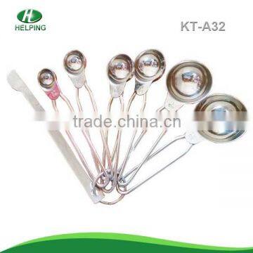 stainless steel metal measuring spoon set