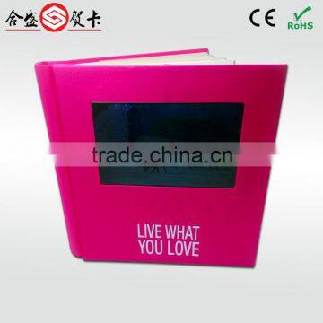 Factory supply 7 inch video photo album,lcd video book,video booklet