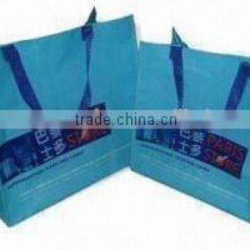 2016 Factory Customized Green Eco Friendly RPET Tote Recycled Bag