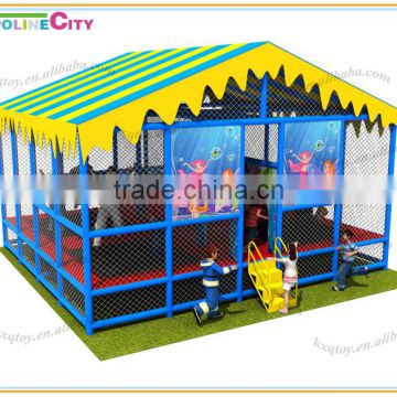 Olympic Size Outdoor Trampoline House with Beautiful illustrations on Sale