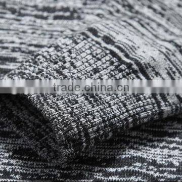 Mens Fashion Contrast Color Cotton Knit Pullover Sweater photo-5