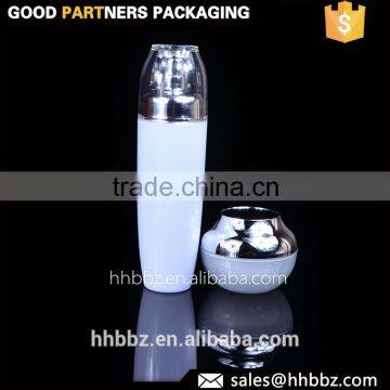 100ml plus 60ml elegant mirrored plastic cosmetic bottles and jars set