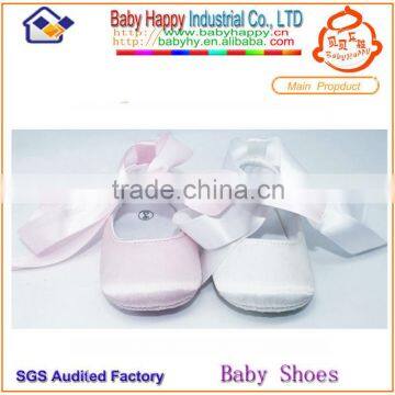 Promotion Cheap factory supplier baby ribbon shoes wholesale