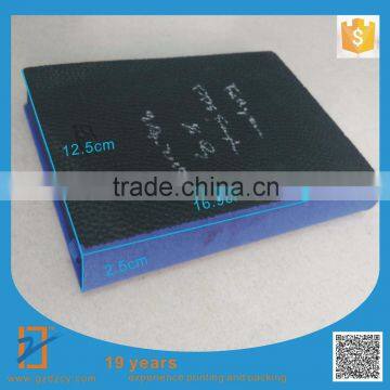 Custom Notebook, Leather Notebook, Black Blue Notebook, Free Shipping photo-5