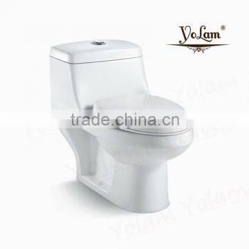 YL-1037A western sanitary ware wash down one-piece toilet