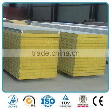 High performance Building construction material Fiber glasswool sandwich panel