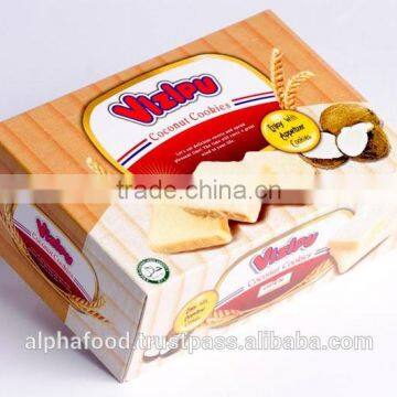 VIZIPU 100gr COCONUT EGG COOKIES - SPRINKLE COCONUT BISCUITS
