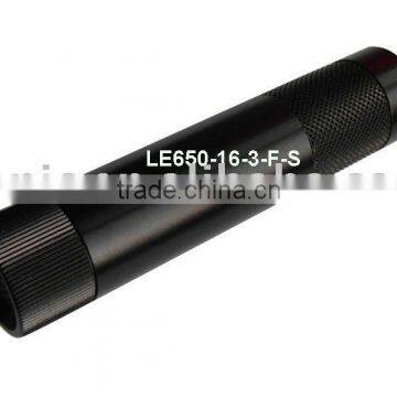 LE650-16-3-F-S Red line laser module, focus adjustable,with battery switch