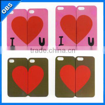 2014 sweet lover PC mobile phone case for iphone4 4s (OBS-PG4-M4017)