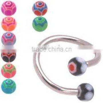 Fashion Jewerly,UV Circular Barbell