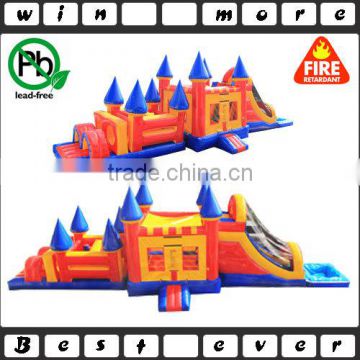 jumping castles inflatable water slide 4 in 1 combo inflatable