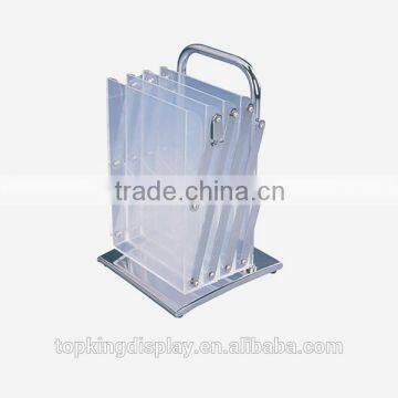 High Quality Protable Acrylic/ABS Literature Stand Fast Assemble Brochure Holder Display Stands photo-2