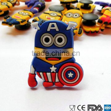 PVC Minions Shoe Charms For Fit Croc & Bands Bracelet and Gifts