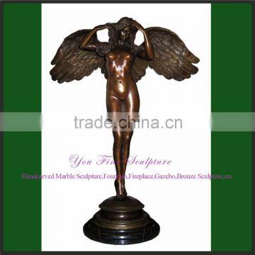 Garden Antique Bronze Angel Statue