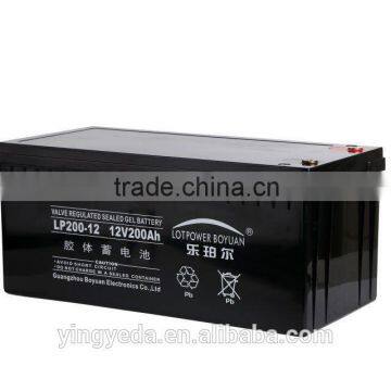 Lotpower 12v 200ah nominal voltage UPS batteries