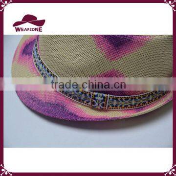 Colorful 100% Paper Straw Hat photo-5