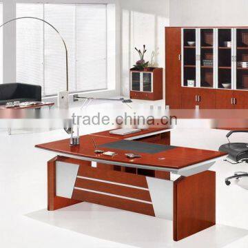 MDF with veneer Cherry color Manager desk