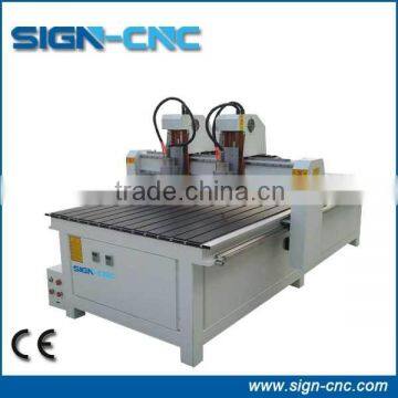 Double process 3 axis 3d cnc router for woodworking 1325-2