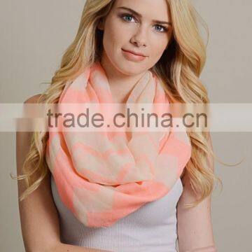 2015 Trendy Gradient Contrast 100%Viscose Scarf