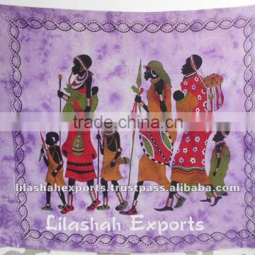 510 Cotton Bedspread Bed cover Bedsheet african family Home curtain sanganeri print jaipur sanganer print rideau tenture