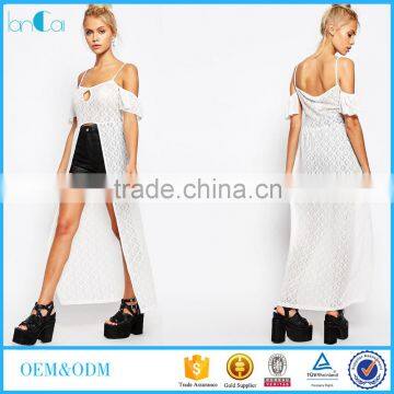 Latest Fashion The Ragged Priest Cold Shoulder Maxi Cami Top In Lace